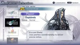 Dissidia: Final Fantasy Все персонажи [PSP]