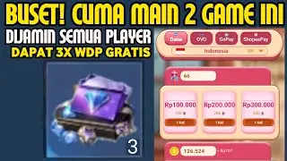 BUSET! DIJAMIN DAPAT 3X WDP GRATIS MOBILE LEGENDS DI GOPAY CUMA MAIN 2 GAME PENGHASIL UANG 2025 INI