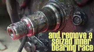 How to change wheel bearing hub and removed a seized inner race on a 2001-2004 Honda Civic Lx