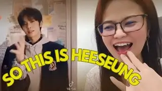 First Time Watching ENHYPEN Heeseung (이희승) Tiktok Edits Compilation [REACTION]