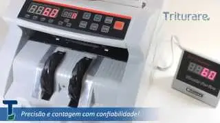 Contadora de C&eacute;dulas Triturare K 2108 UV MG - M&aacute;quina de Contar Dinheiro