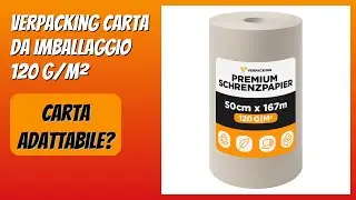 RECENSIONE (2026) : Verpacking Carta da imballaggio 120 g/m&sup2;. DETTAGLI