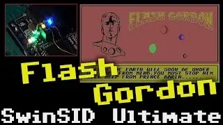 Flash Gordon for Commodore 64 played on the SwinSID Ultimate.