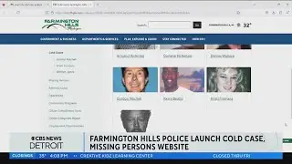 Farmington Hills police launch webpage dedicated to cold case, missing person investigations