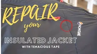 Заделайте ДЫРУ в вашей утепленной куртке с помощью клейкой ленты Tenacious Tape!