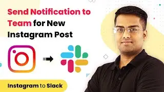 Instagram to Slack Integration - Send Notification to Your Team Members for New Instagram Post
