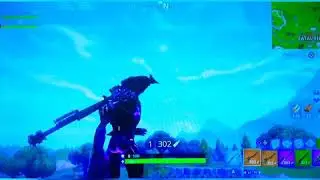 Fortnite sniper fun in low gravity