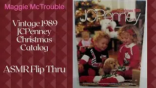 Vintage JCPenney Christmas Catalog 1989 ASMR Flip Thru, Fun Fashion Review, Home Decor, Toys