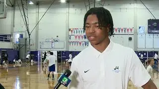 Sacramento's Jaylen Wells returns home for youth basketball camp after rookie season in the NBA