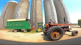 FARMALL 706 Shows to Help and Silo Cable Broke😮