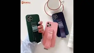 A Cool iPhone 13 Case with Adjustable Wrist Strap Kickstand
