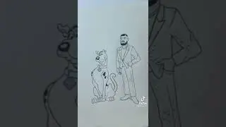 Drawing a legend Drake as a cartoon part 4