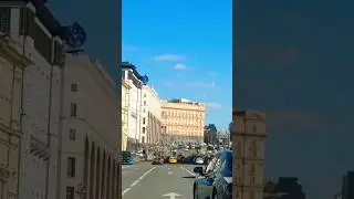 Едем по кремлевскому кольцу. Moscow street walk