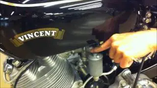 How to start a Vincent motorcycle