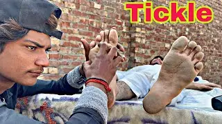 ASMR : A YOUNG BOY 1st TIME FEET TICKLE 