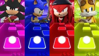 Shadow ⛔️ Sonic Prime ⛔️ Knuckles ⛔️ Nine Tails || Coffin Dance Cover || Tileshop EDM Rush