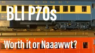 Detailed Review: Broadway Limited HO Pennsylvania P70, Central New Jersey Blue Comet Passenger Cars