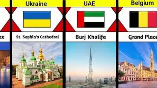 Famous Landmarks from Different Countries | #trending #subscribers #top #youtube #famous #ytshorts