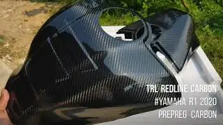 R1 R1M FULL TANK & GP TANK  CARBON COVER  by.TRL REDLINE CARBON