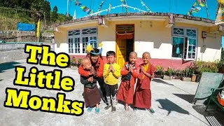 Visiting Monastery and having fun with little monks | A day in a Buddhist Temple | Darshan Vlogs