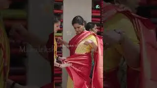 Weddings begin at Mahalekshmi Silks!✨See how our wedding customer found her perfect look.