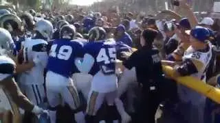 Cowboys Rams Joint Practice Ends In Fight