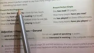 Present Perfect Progressive Vs Present Perfect Simple للصف اول ثانوي Mega Goal 1