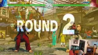 Street Fighter V Online Match (Lag)