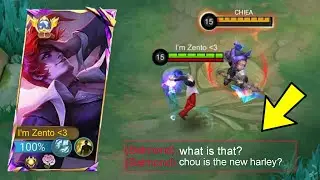 CHOU BEST FLICKER COMBO TRICK + BEST BUILD AND EMBLEM 2025