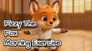 Fizzy the Fox Fun Kids Morning Exercise | Toddler Tai Chi & Gentle Morning Routine|Toddler Friendly