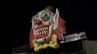 Clown town Haunted House at Six Flags Frontier City Fright 2024 in HD and 4K