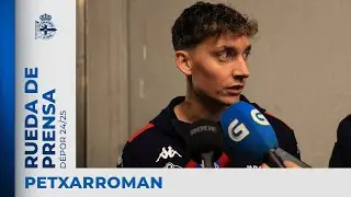 Rueda de prensa de &Aacute;lex Petxa tras el Ourense CF 1-0 RC Deportivo