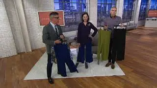 Joan Rivers Pull-On Jersey Knit Palazzo Pants on QVC