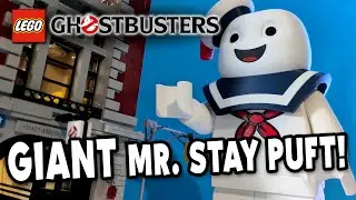 LEGO Ghostbusters - Giant Mr. Stay Puft Marshmallow Man Maxifigure Review!