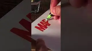 Marvel logo art work #shots #marvel #ironman #avengers #artwork #logo