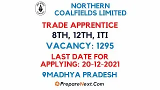 NCL Recruitment 2021 | Trade Apprentice | Government Job