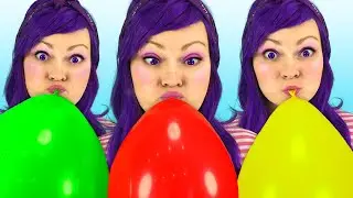 Finger Family Learn Colours with Balloons | Simple Nursery Rhymes by Lily Fresh