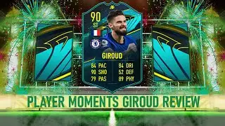 FIFA 21 PLAYER MOMENTS GIROUD (90) PLAYER REVIEW