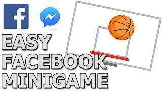 How to play basketball hoops game in facebook messenger?