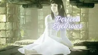 perfect eyebrows.