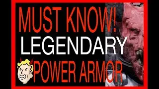 MUST KNOW! LEGENDARY POWER ARMOR Fallout 76 crafting legendary power armor issues FO76