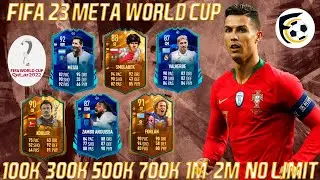 FIFA 23 BEST HIBRYD META TEAMS FIFA 23 100K 300K 500K 700K 1M 2M SQUAD BUILDER WITH AI #17