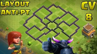 LAYOUT CV8 ANTI-PT |CLASH OF CLANS