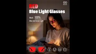 Bloomoak Red Lens Blue Light Blocking Glasses Review | Anti-Glare Sleep Glasses for Eye Strain