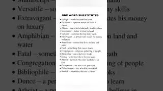 important some one word substitute