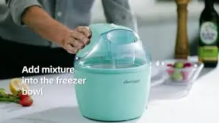 Americana EIM-1400R 1.5 Qt Freezer Bowl Automatic Easy Homemade Electric Ice Cream Maker