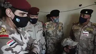 رئيس أركان الجيش يستطلع الشريط الحدودي العراقي السوري