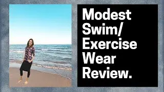 Modest Wearing Pilates Instructor Reviews Kosher Casual's Activewear.
