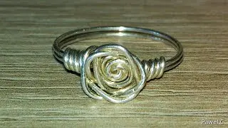 Wire  Rose Ring