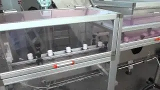 Riordinatore con godet per roll-on, Unscrambler with pucks for roll-on - model 1600 E (1145)
